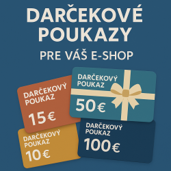 Elektronick darekov poukazy v nominlnej hodnote ako produkt na e-shope